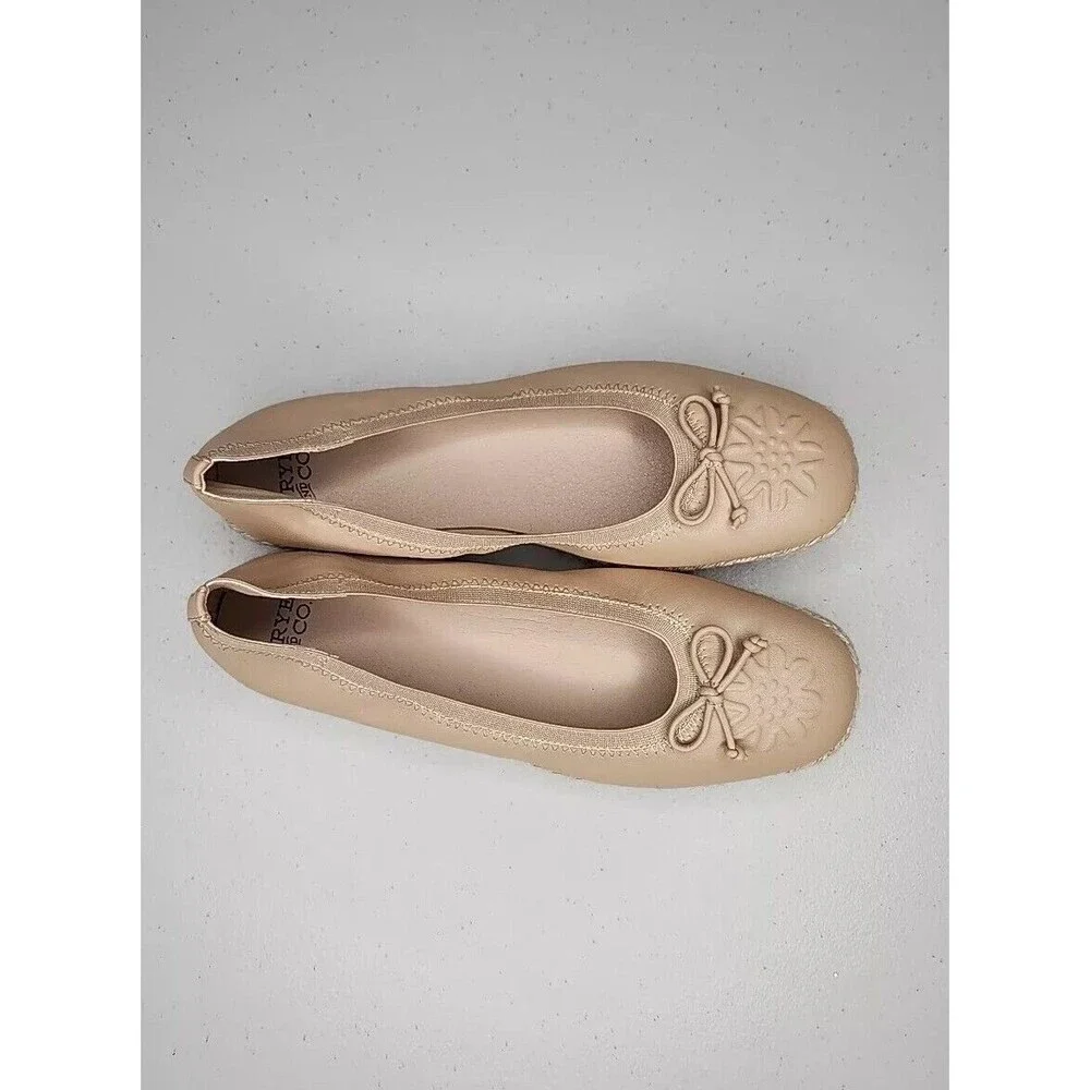 NWOB Frye and Co Willow Ballet Flats Espadrilles Slip On Square Toe Women's 7.5